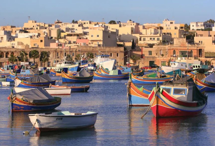 Marsaxlokk Fishing Village, Marsaxlokk, Southern Region, Malta